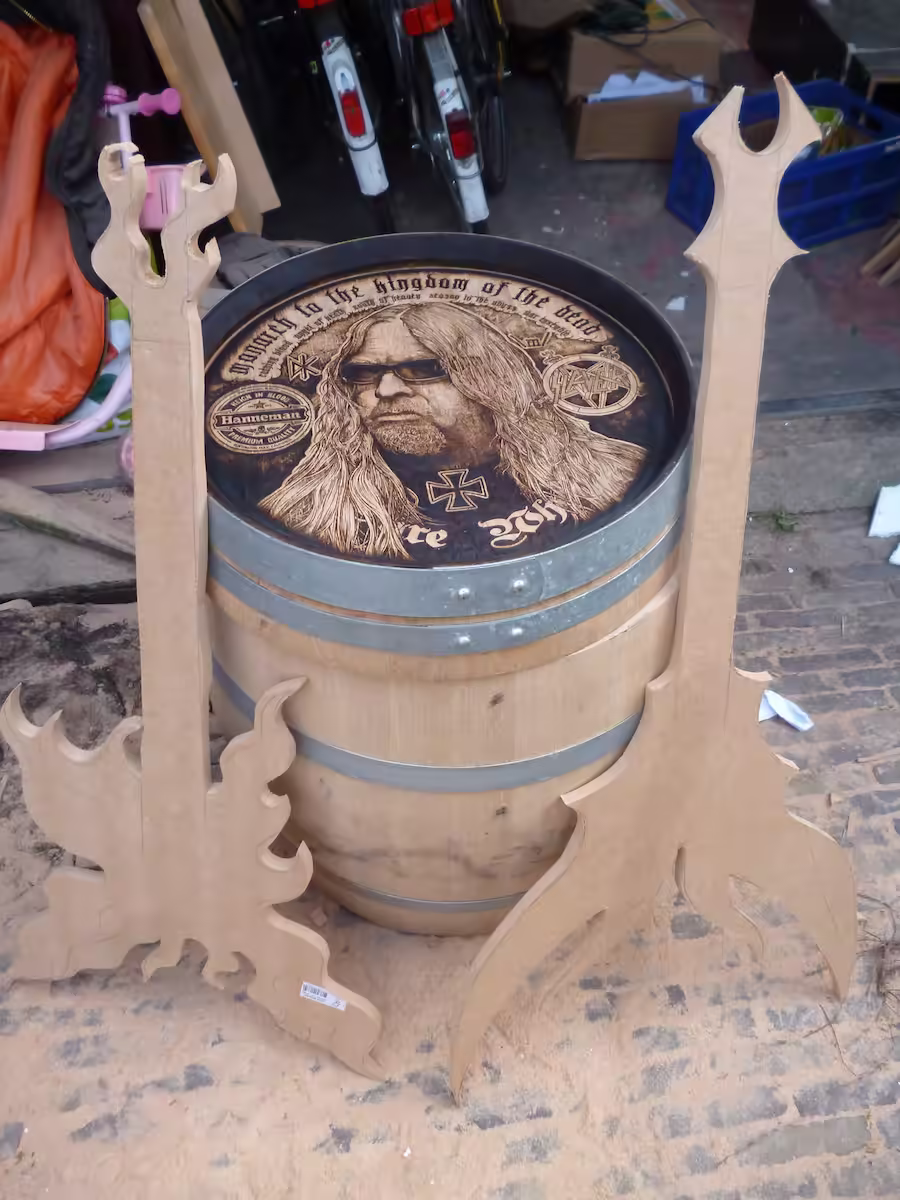 Pyrography statement object shown in context